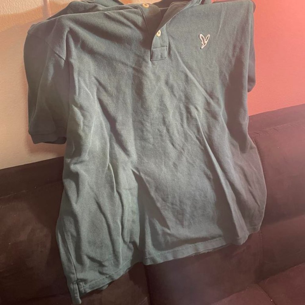 American Eagle Super Soft Legend Pique Polo Shirt (Medium)